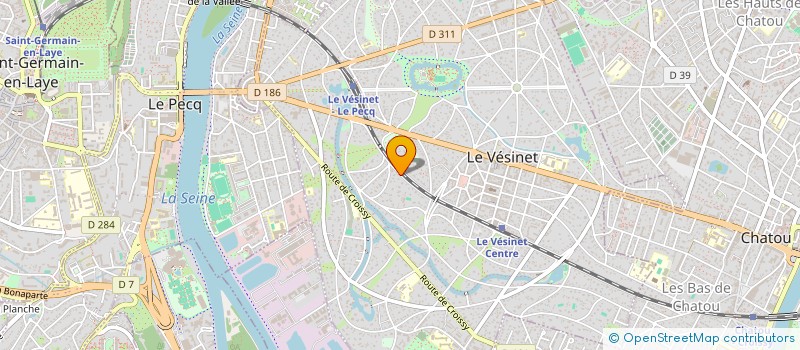 localisation de l'entreprise SCI ROCHAN  LE VESINET