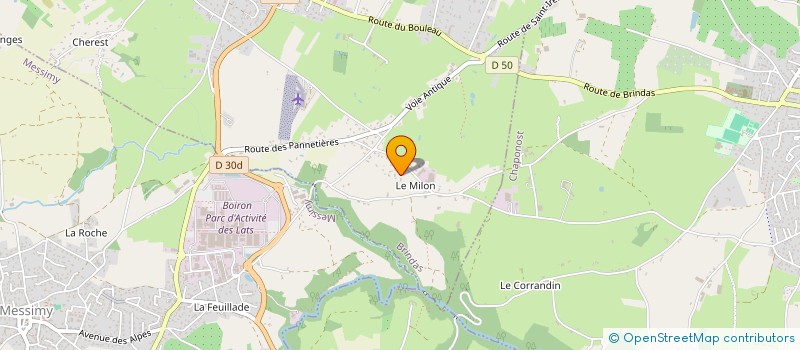 localisation de l'entreprise SCI ROCHAND  BRINDAS