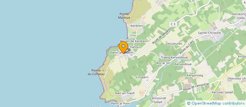 localisation de l'entreprise SCI ROCHANOU  PLOUGASTEL-DAOULAS