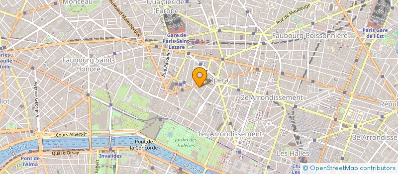 localisation de l'entreprise SCI ROCHARD  PARIS