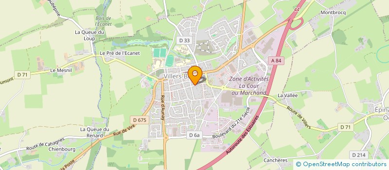 localisation de l'entreprise SCI ROCHARD  VILLERS-BOCAGE