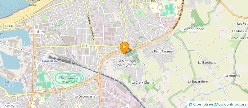 localisation de l'entreprise SCI ROCHARD LE ROUTHOUAN  SAINT-MALO
