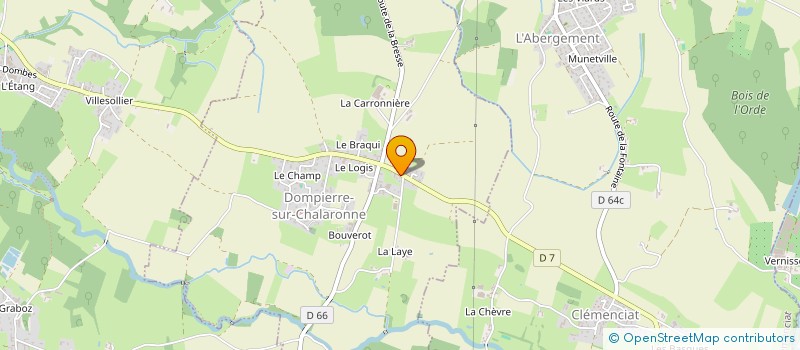 localisation de l'entreprise SCI ROCHARY  DOMPIERRE-SUR-CHALARONNE