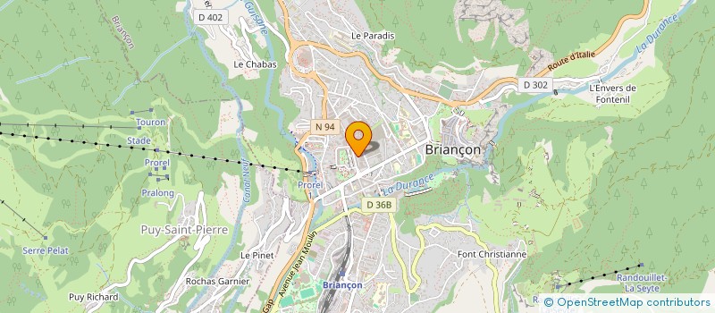 localisation de l'entreprise SCI ROCHAS COLAS à BRIANCON