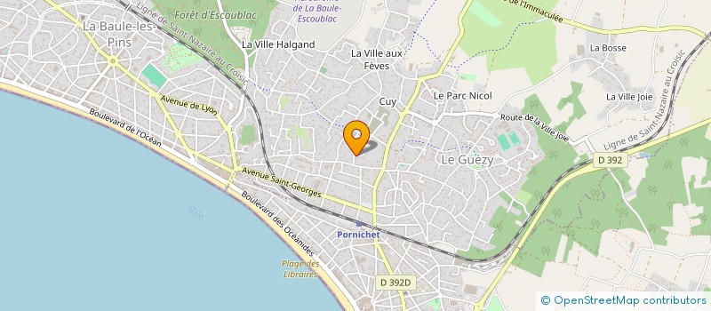 localisation de l'entreprise SCI ROCHAT à LA BAULE-ESCOUBLAC