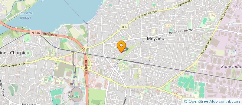 localisation de l'entreprise SCI ROCHATAK  MEYZIEU