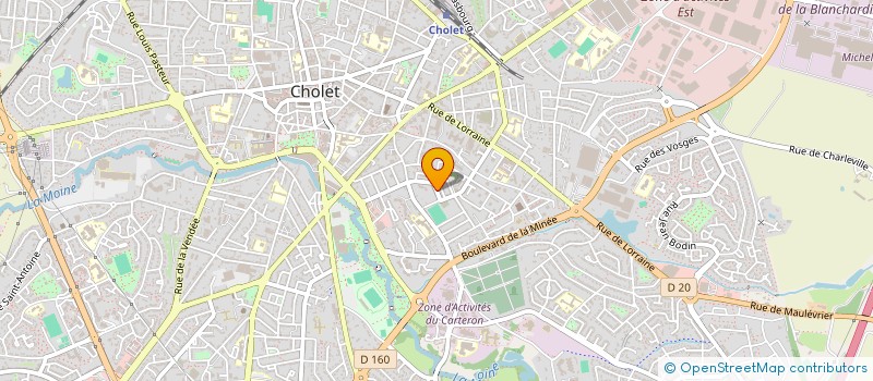 localisation de l'entreprise SCI ROCHE à CHOLET