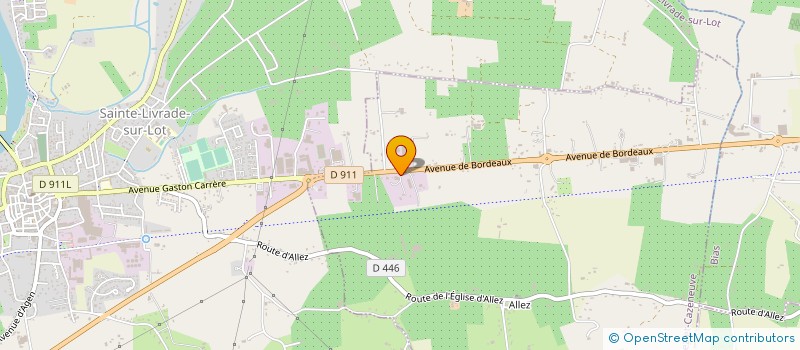 localisation de l'entreprise SCI ROCHE  ALLEZ-ET-CAZENEUVE