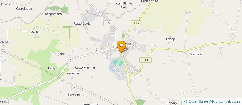 localisation de l'entreprise SCI ROCHE  PLUMERGAT