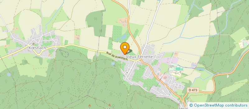 localisation de l'entreprise SCI ROCHE  VIEUX-FERRETTE