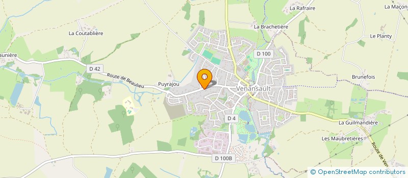 localisation de l'entreprise SCI ROCHE  VENANSAULT