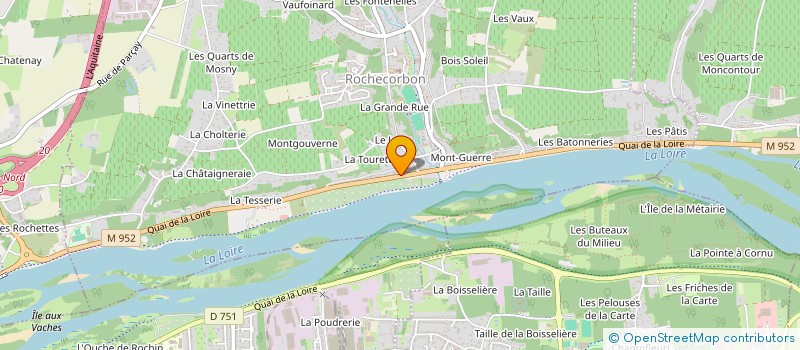 localisation de l'entreprise SCI ROCHE CLAIRE à ROCHECORBON