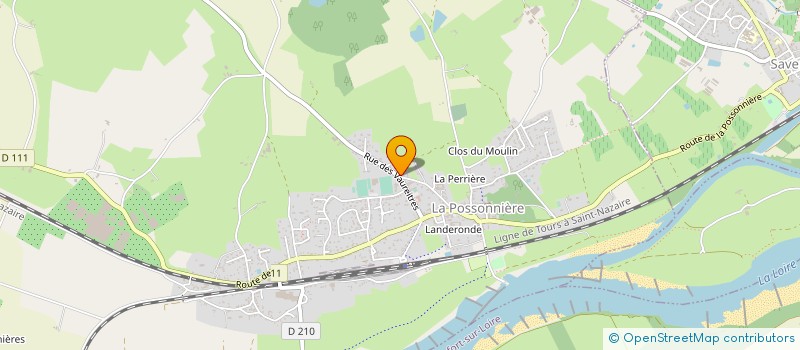 localisation de l'entreprise SCI ROCHE DE LINE  LA POSSONNIERE