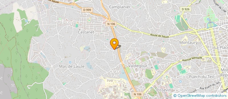 localisation de l'entreprise SCI ROCHE DES PERRIERES  NIMES