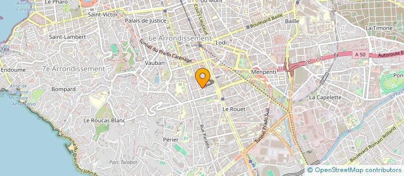 localisation de l'entreprise SCI ROCHE FAURIO à MARSEILLE