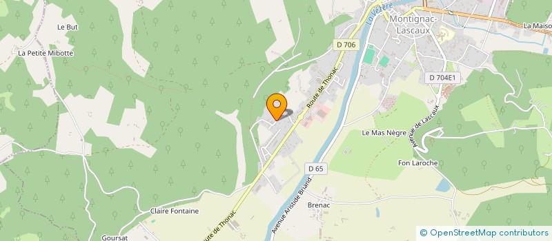 localisation de l'entreprise SCI ROCHE FLORENS à MONTIGNAC-LASCAUX