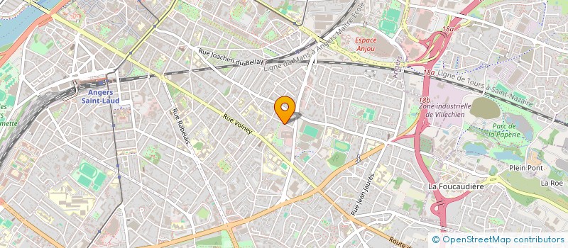 localisation de l'entreprise SCI ROCHE IMMO à ANGERS