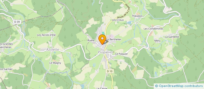 localisation de l'entreprise SCI ROCHE MLS  PROPIERES