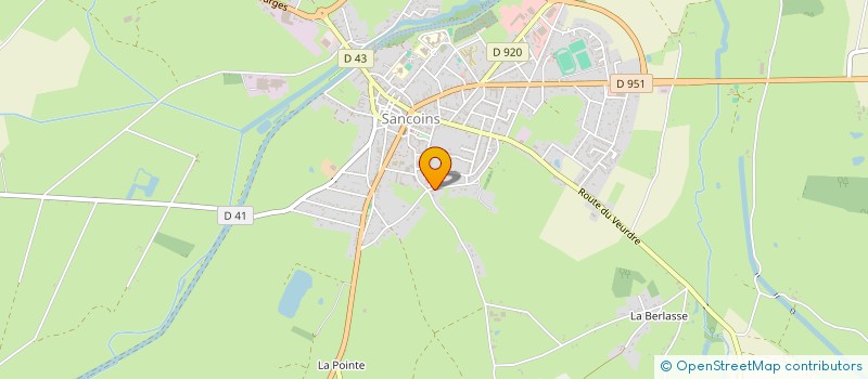 localisation de l'entreprise SCI ROCHE PRO  SANCOINS