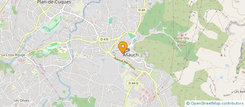 localisation de l'entreprise SCI ROCHEBELLE  ALLAUCH