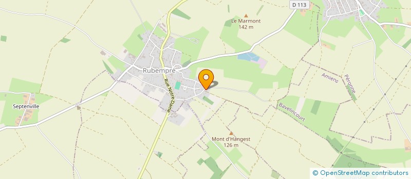 localisation de l'entreprise SCI ROCHEBONNE  RUBEMPRE