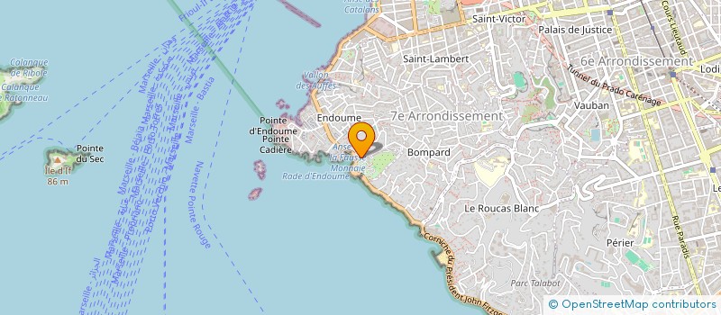 localisation de l'entreprise SCI ROCHEBRUNE  MARSEILLE