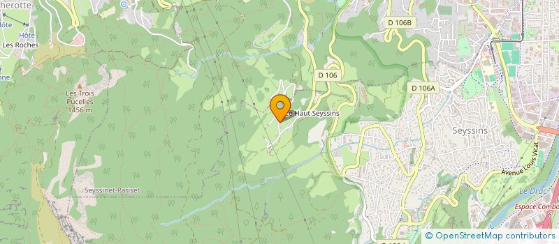 localisation de l'entreprise SCI ROCHEBRUNE à SEYSSINS