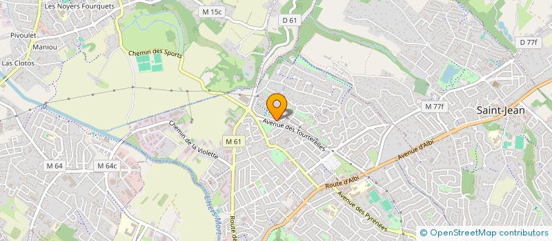 localisation de l'entreprise SCI ROCHEBRUNE à L'UNION