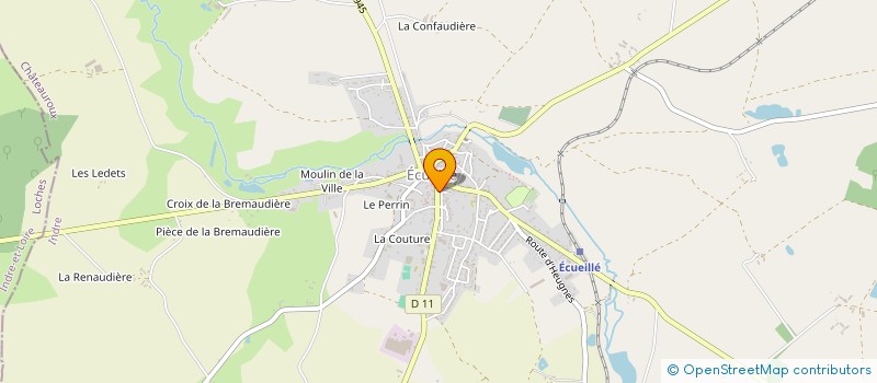 localisation de l'entreprise SCI ROCHEBRUNE INVEST à ECUEILLE