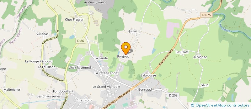 localisation de l'entreprise SCI ROCHECHOUART-VERSTRAETEN  ROCHECHOUART