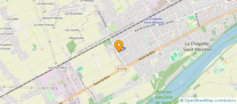localisation de l'entreprise SCI ROCHECORBON à LA CHAPELLE-SAINT-MESMIN