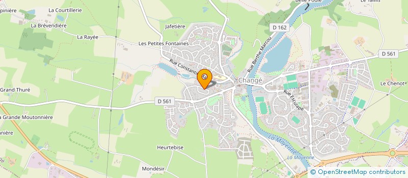 localisation de l'entreprise SCI ROCHEFORT  CHANGE