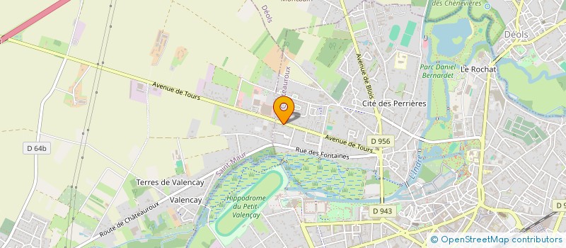 localisation de l'entreprise SCI ROCHEFORT  CHATEAUROUX