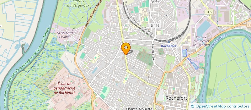 localisation de l'entreprise SCI ROCHEFORT IMMOBILIER  LA ROCHELLE