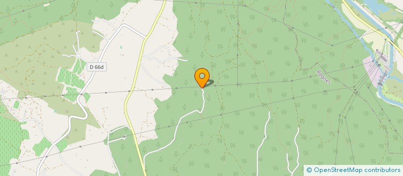 localisation de l'entreprise SCI ROCHEGUDE  ROGNES