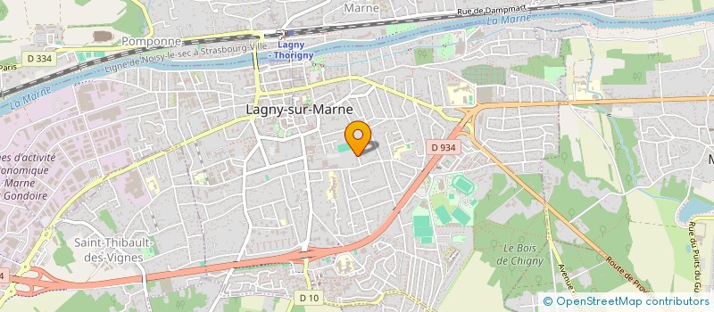 localisation de l'entreprise SCI ROCHELLE 3  LAGNY-SUR-MARNE