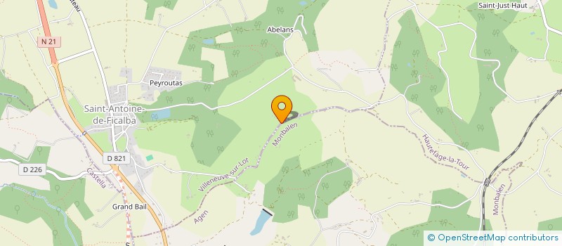 localisation de l'entreprise SCI ROCHEPY  SAINT-ANTOINE-DE-FICALBA