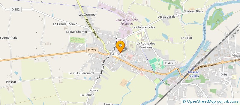 localisation de l'entreprise SCI ROCHER  GUIPRY-MESSAC