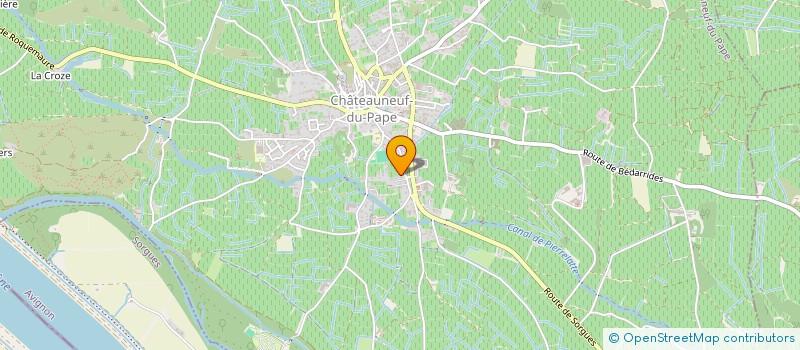 localisation de l'entreprise SCI ROCHER  CHATEAUNEUF-DU-PAPE
