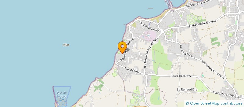 localisation de l'entreprise SCI ROCHER à LA PLAINE-SUR-MER