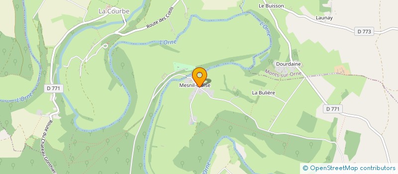 localisation de l'entreprise SCI ROCHER DE MESNIL GLAISE à ECOUCHE-LES-VALLEES