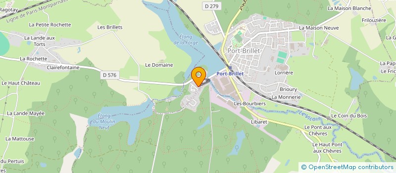 localisation de l'entreprise SCI ROCHER FRERES  LOIRON-RUILLE