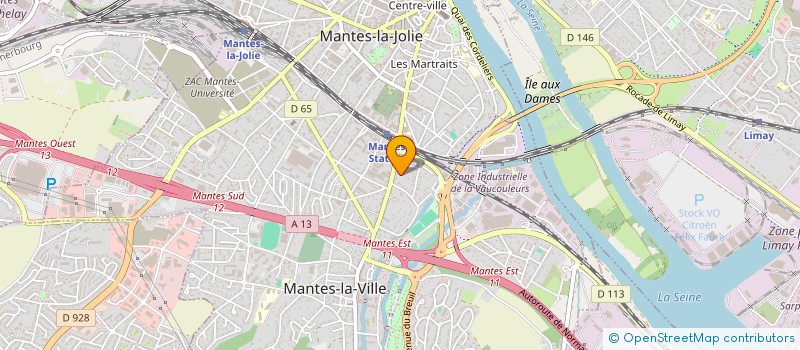 localisation de l'entreprise SCI ROCHER IMMO  MANTES-LA-VILLE