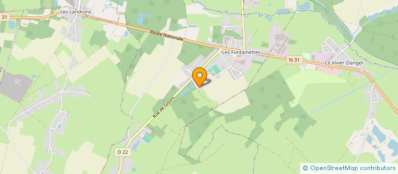 localisation de l'entreprise SCI ROCHER-TOURAINE  SAINT-AUBIN-EN-BRAY