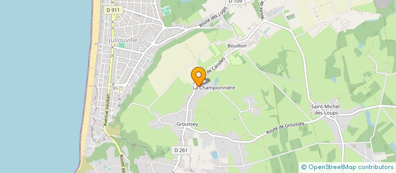 localisation de l'entreprise SCI ROCHEREUIL FAMILY  JULLOUVILLE