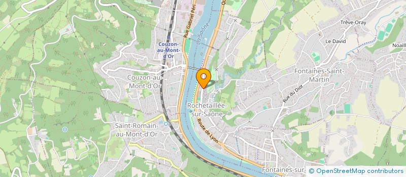 localisation de l'entreprise SCI ROCHETAILLEE  ROCHETAILLEE-SUR-SAONE