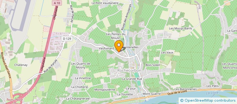 localisation de l'entreprise SCI ROCHETOURS à ROCHECORBON