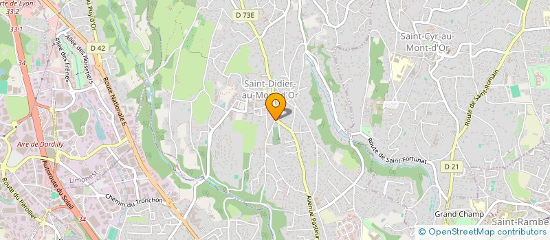 localisation de l'entreprise SCI ROCHETTE 10  SAINT-DIDIER-AU-MONT-D'OR