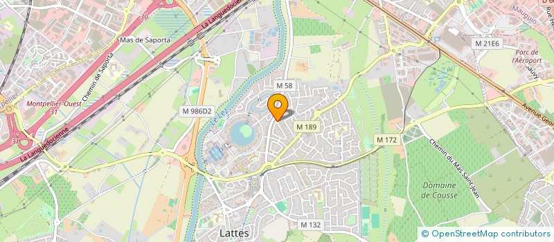 localisation de l'entreprise SCI ROCHETTE à LATTES