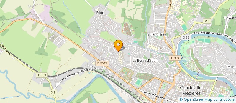 localisation de l'entreprise SCI ROCHETTE IMMO à CHARLEVILLE-MEZIERES